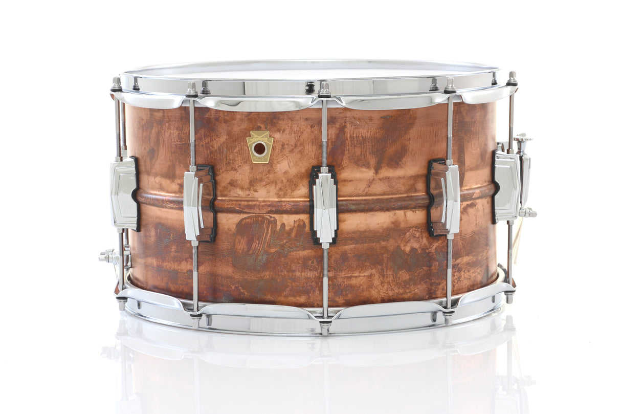Ludwig 14" x 8" Copper Phonic Snare Drum - Raw Finish - New