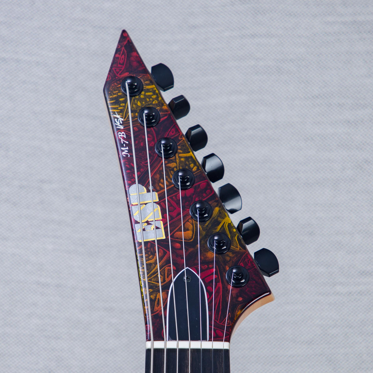 ESP USA M-7 HT Baritone Electric Guitar - Hellfire - #US24178 - Mint, Open Box