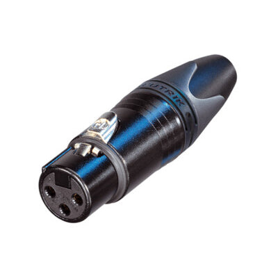 Neutrik NC3FXX-B 3-Pole Female Cable Connector