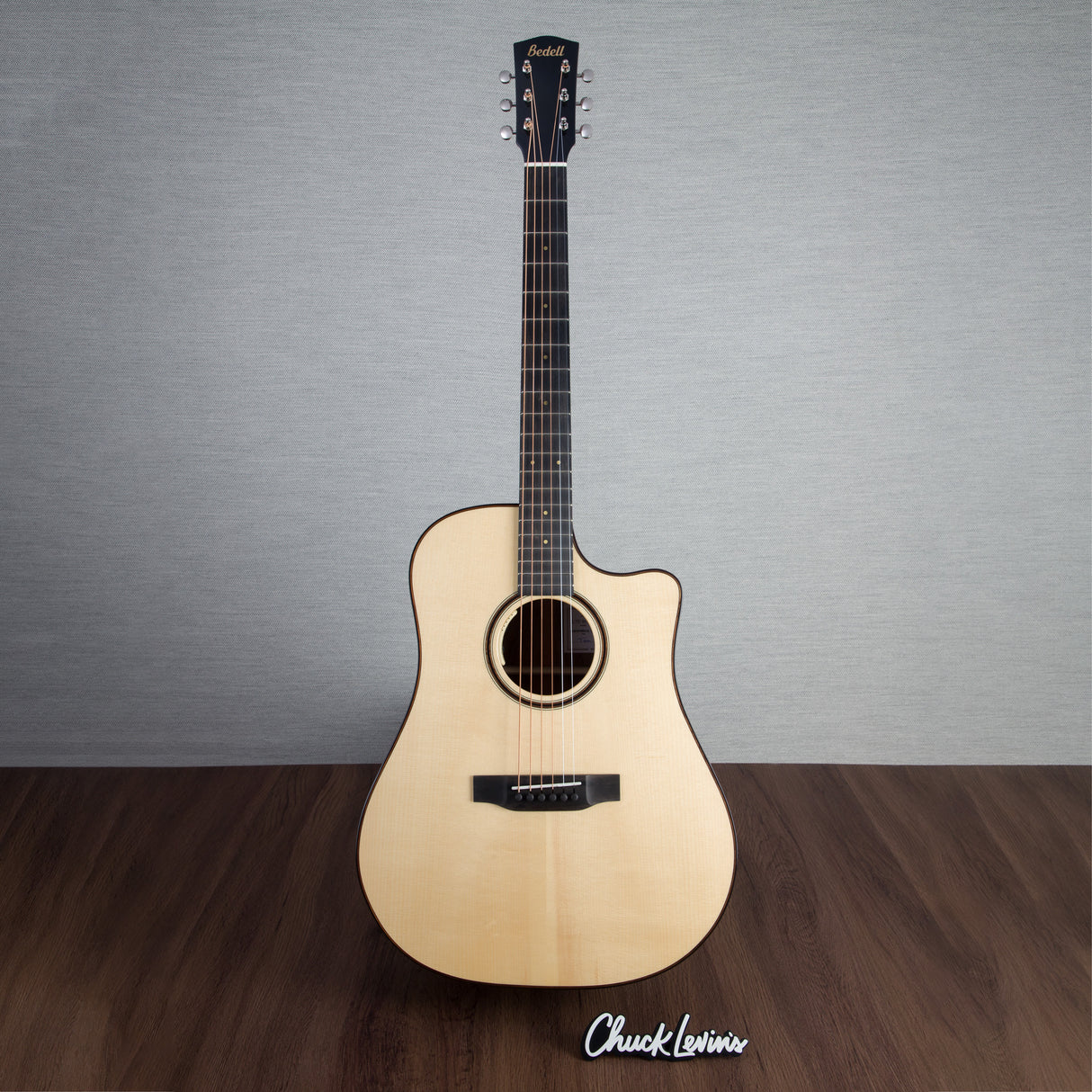 Bedell Limited Edition Dreadnought Cutaway Figured Koa/Adirondack Spruce Acoustic Electric Guitar - #822009