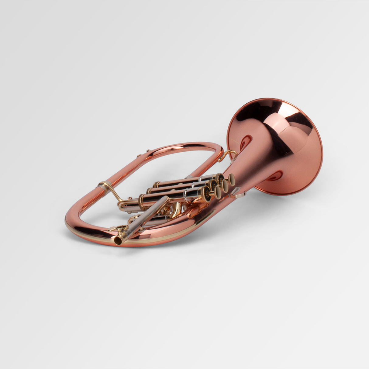 Adams F5 Flugelhorn with Copper Bell - Clear Lacquered