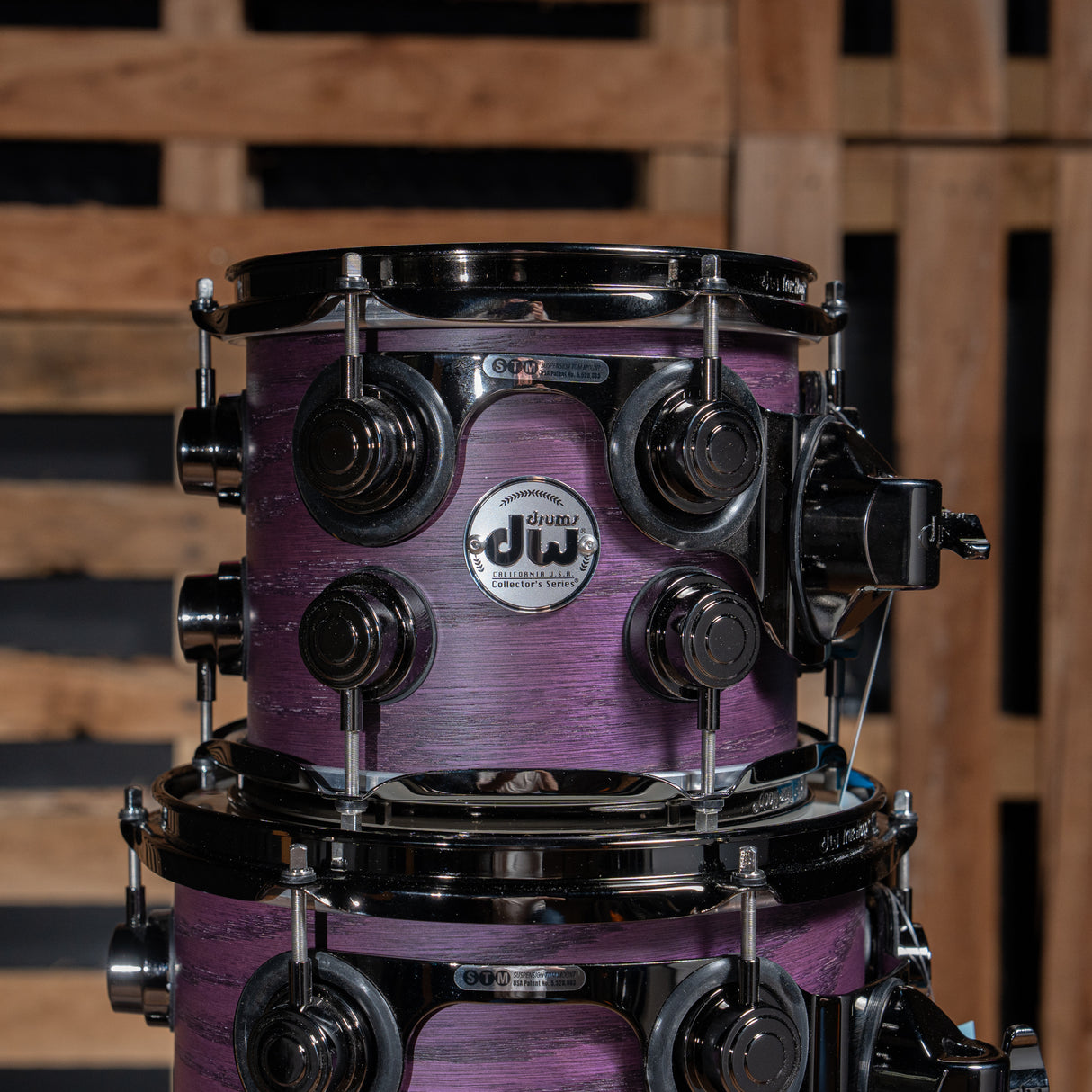 DW Collector's Oak 5-Piece Shell Pack with 22-Inch Kick - Lavender Satin Oil