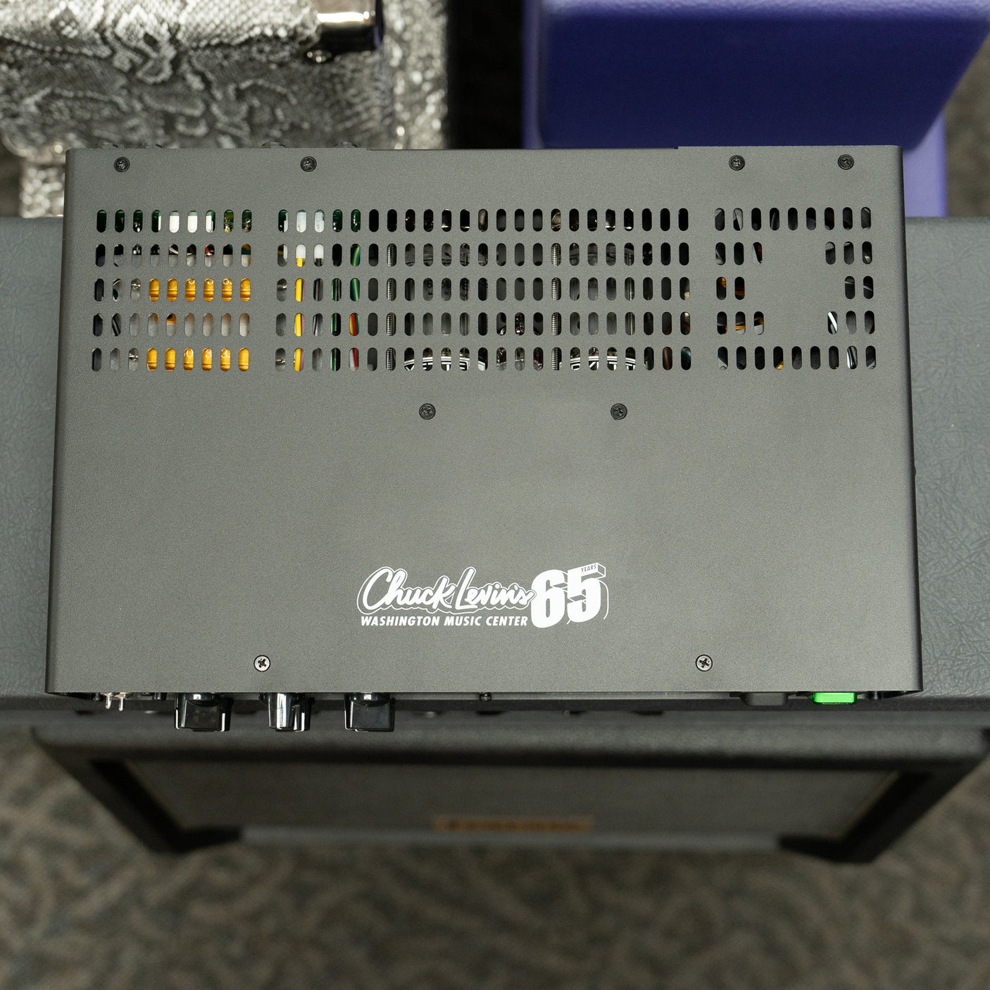 Fryette PS-100 Power Station - Reactive Load with 100-Watt Re-Amp (Attenuator) Sapphire Blue Panel - CHUCKSCLUSIVE 65th Anniversary Edition - New