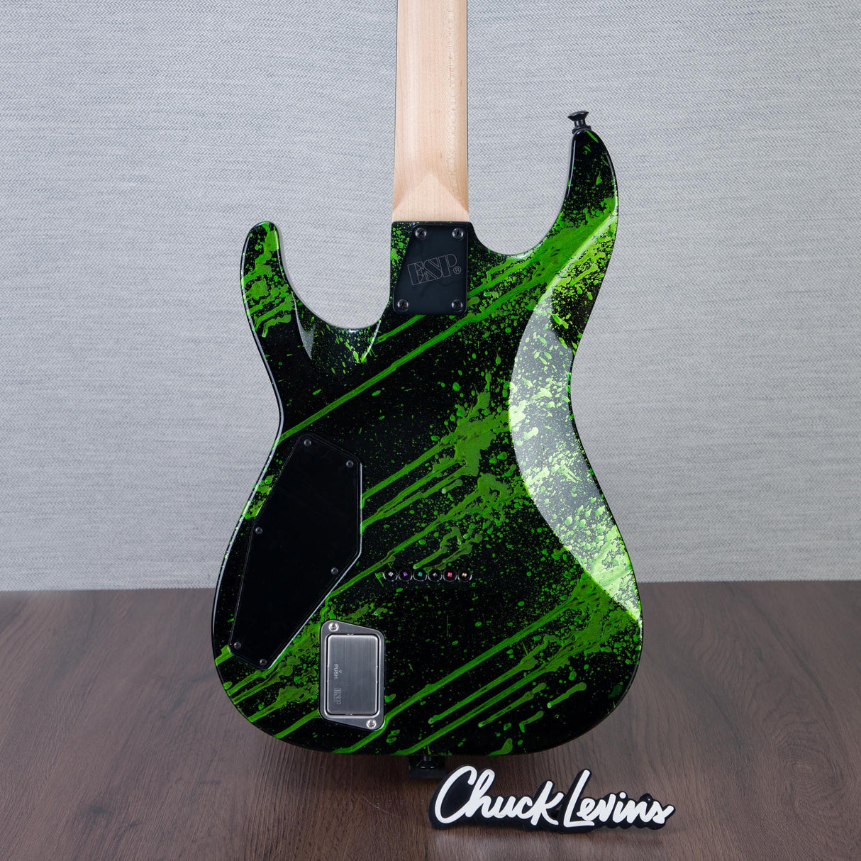 ESP USA M-II HT Electric Guitar - Alien Blood Splater - #US24803