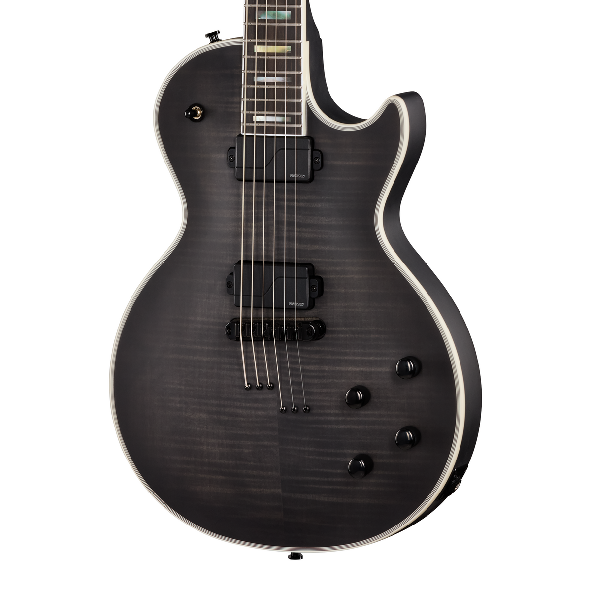Epiphone Prophecy Les Paul Baritone Electric Guitar - Obsidian Storm Satin