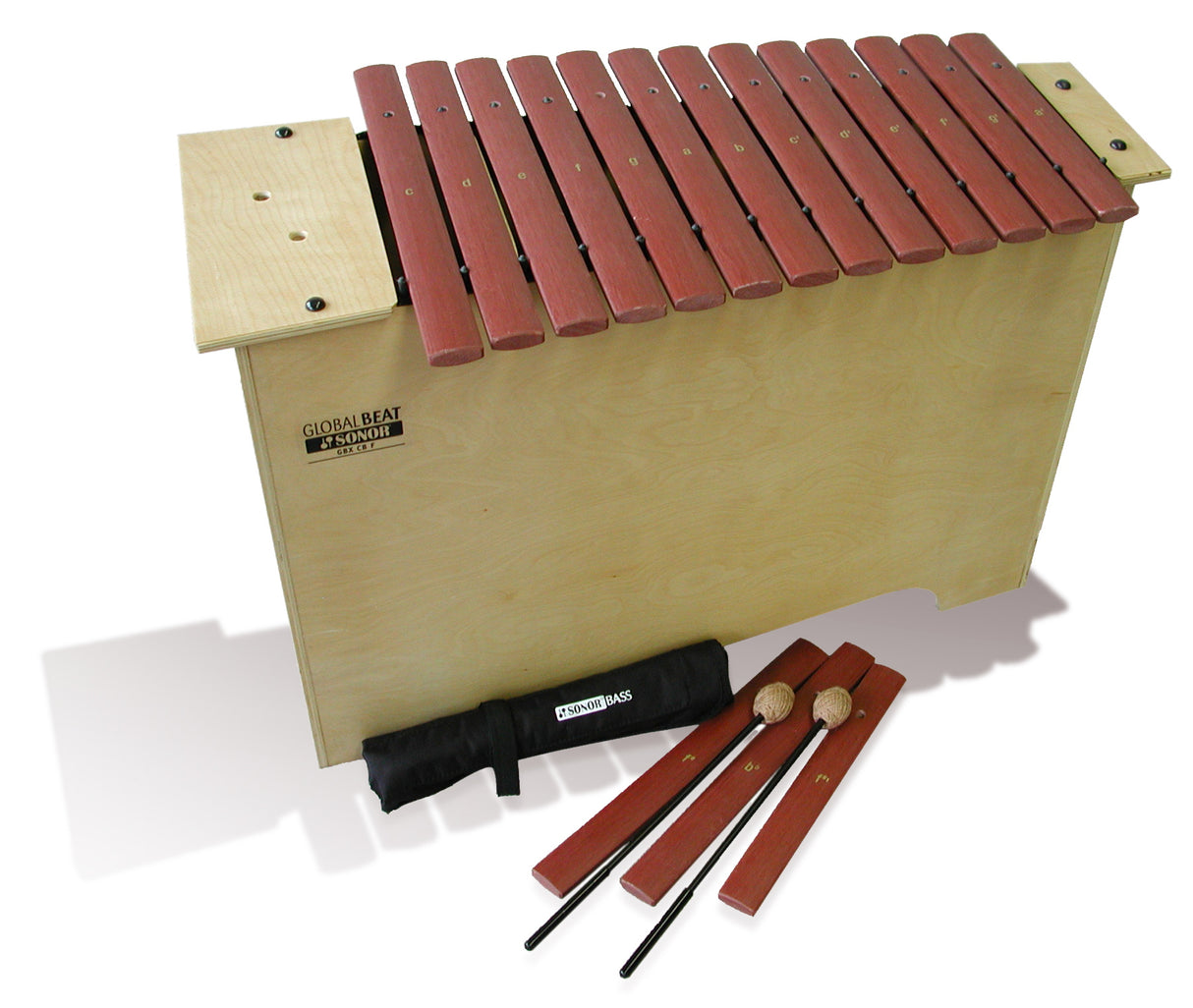 Sonor Orff GBX-GBF Deep Bass Xylophone - Fiberglass Bars, Global Beat Series