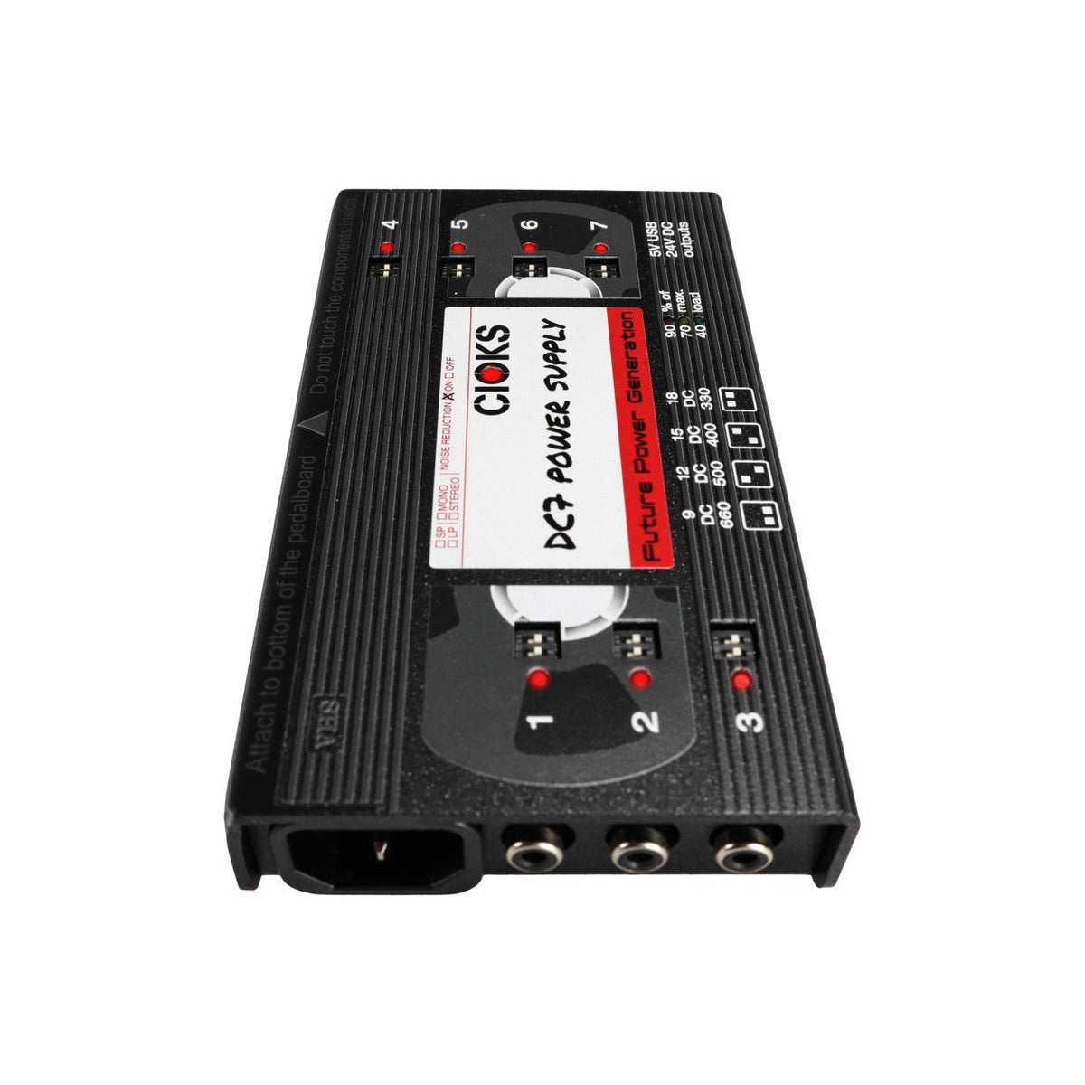 Cioks Limited Edition DC7 Retro Series With Custom VHS Graphic Power Supply