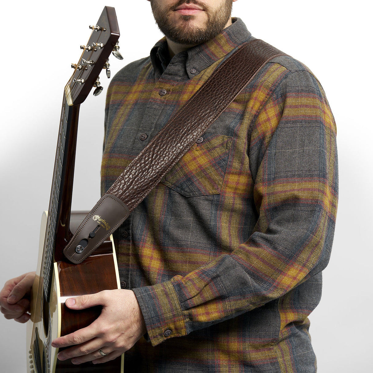 Martin Buffalo Leather Lock-It Strap - Brown