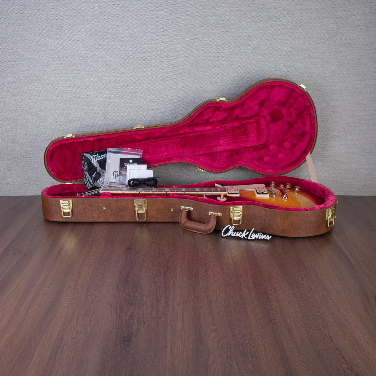 Gibson Les Paul Standard 60s Double Trouble Electric Guitar - Vintage Bourbon Burst - #215750241