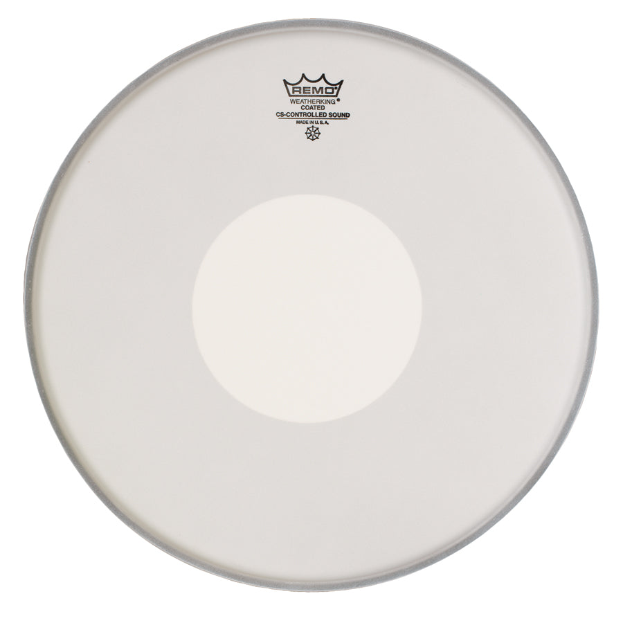 Remo 12" Coated Controlled Sound Drum Head With White Dot