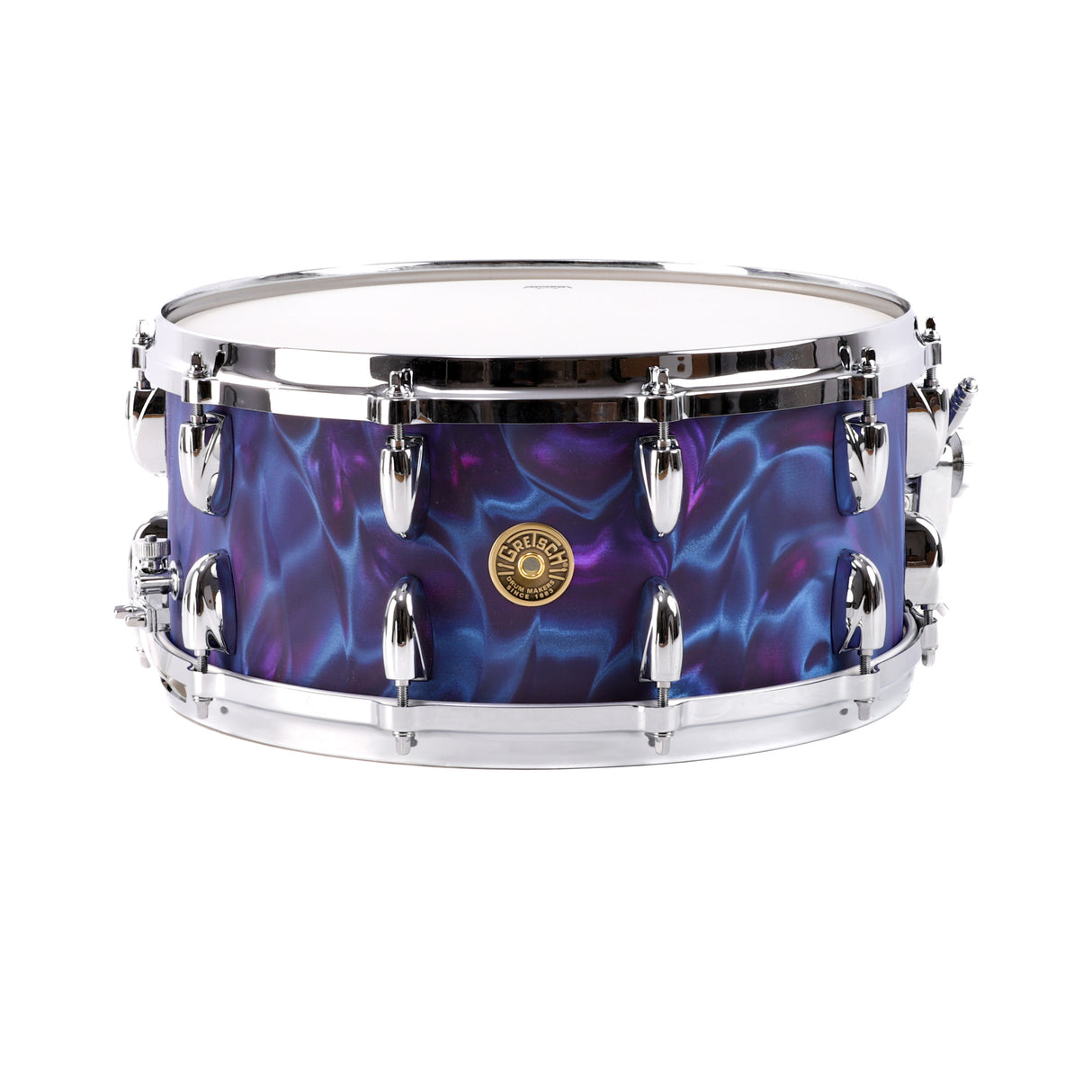 Gretsch USA Custom 14x6.5-Inch Snare Drum - Peacock Satin Flame
