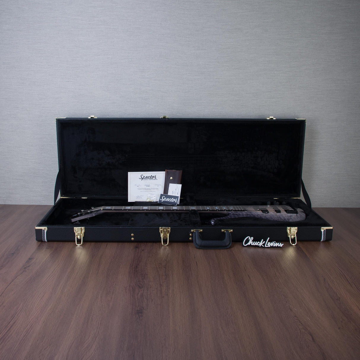 Spector USA Custom NS-2 Electric Bass Guitar - Roswell Grey - CHUCKSLUSIVE - #2228