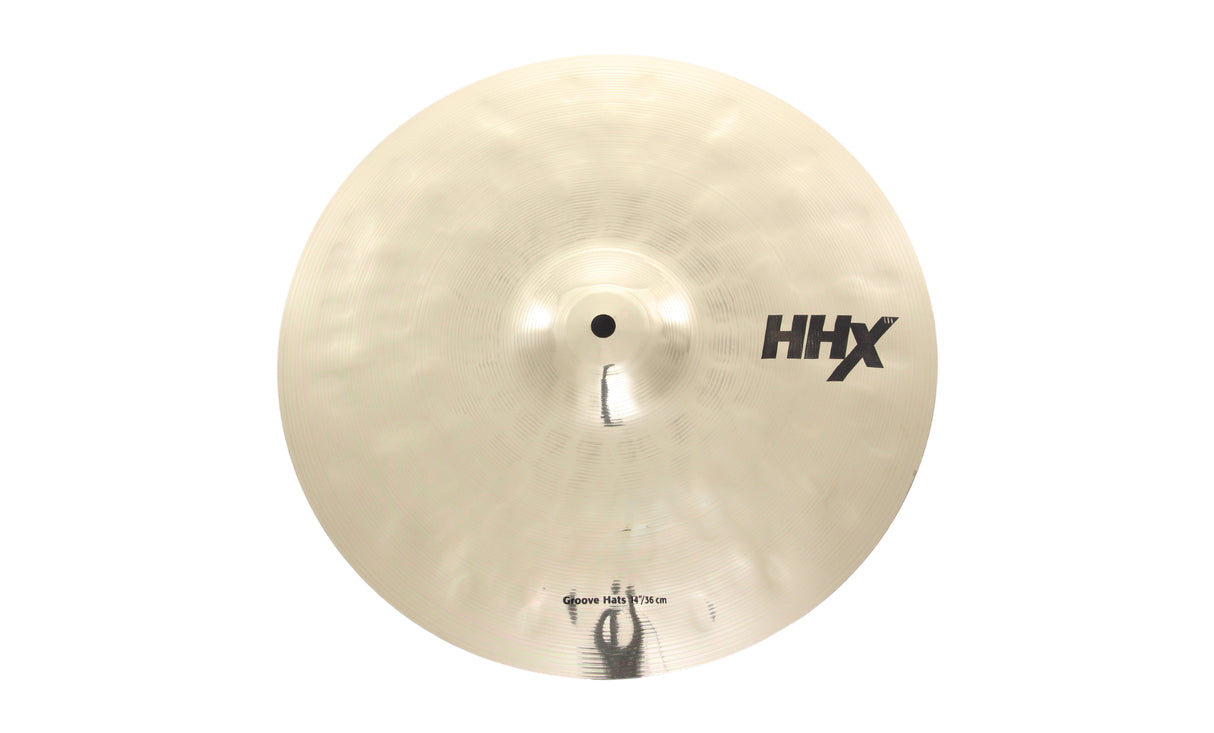 Sabian 14" HHX Groove Hi-Hat Cymbals Brilliant Finish - New,14 Inch