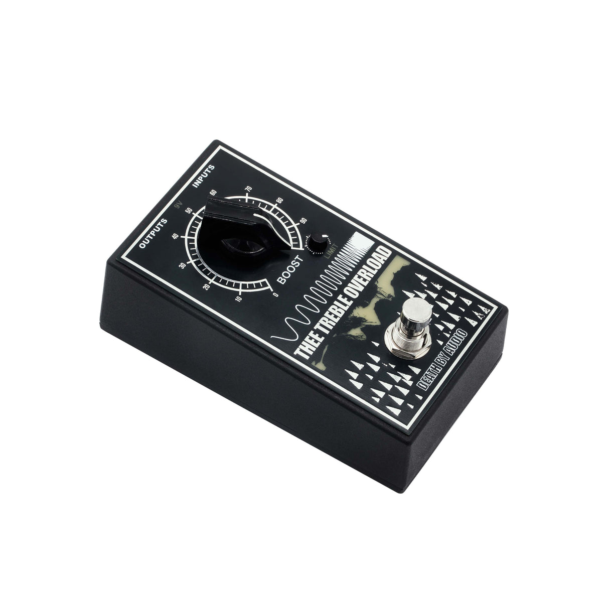 Death by Audio Destroyer Series Thee Treble Overlord Treble Boost and Distrotion Guitar Effects Pedal