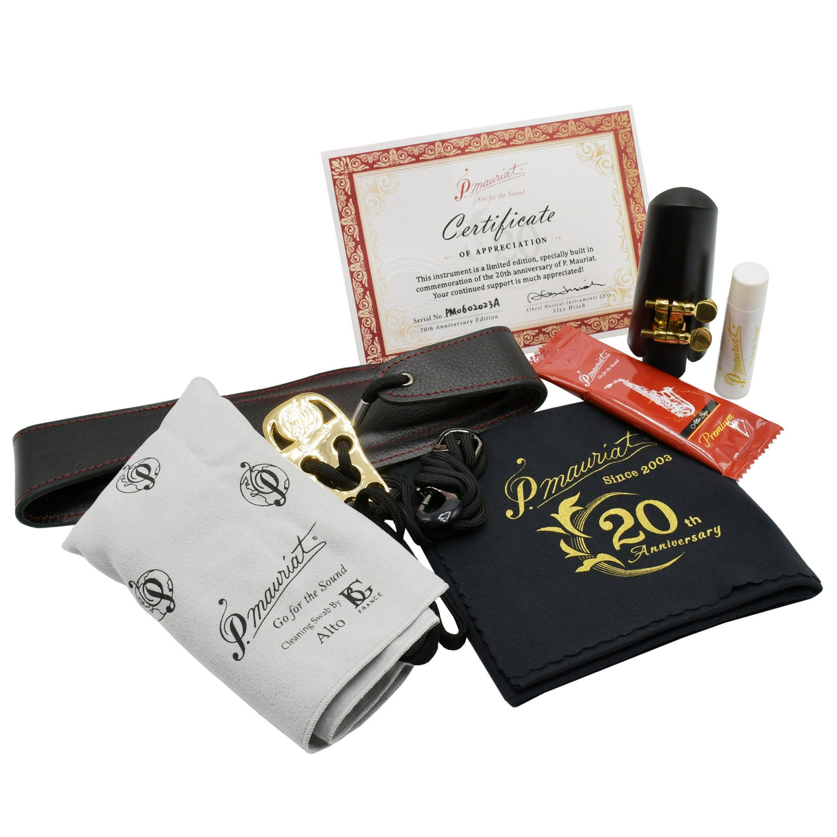 P.Mauriat PMXT-66RBX 20th Anniversary Professional Tenor Saxophone - Black Nickel Plated with Gold Lacquered Keys