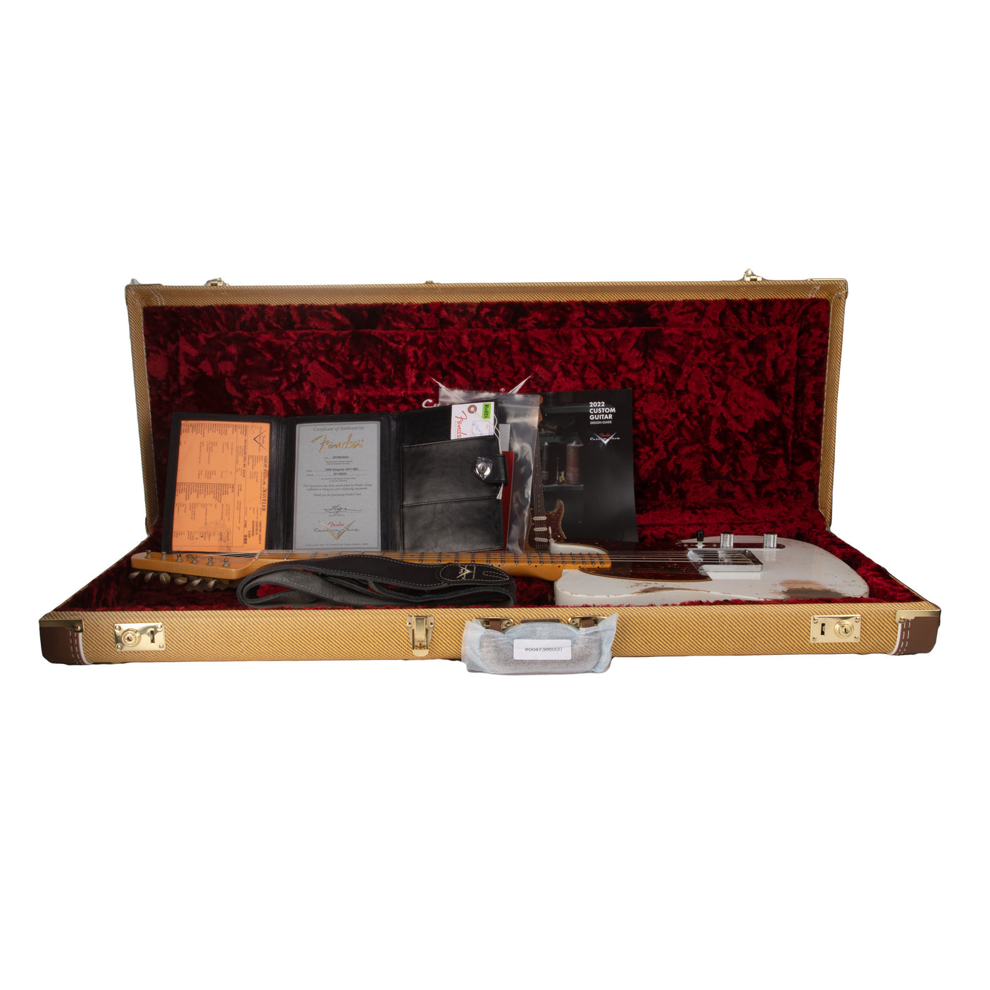 Fender Custom Shop 1950 Esquire Heavy Relic Guitar - Aged Olympic White - CHUCKSCLUSIVE - #R118653