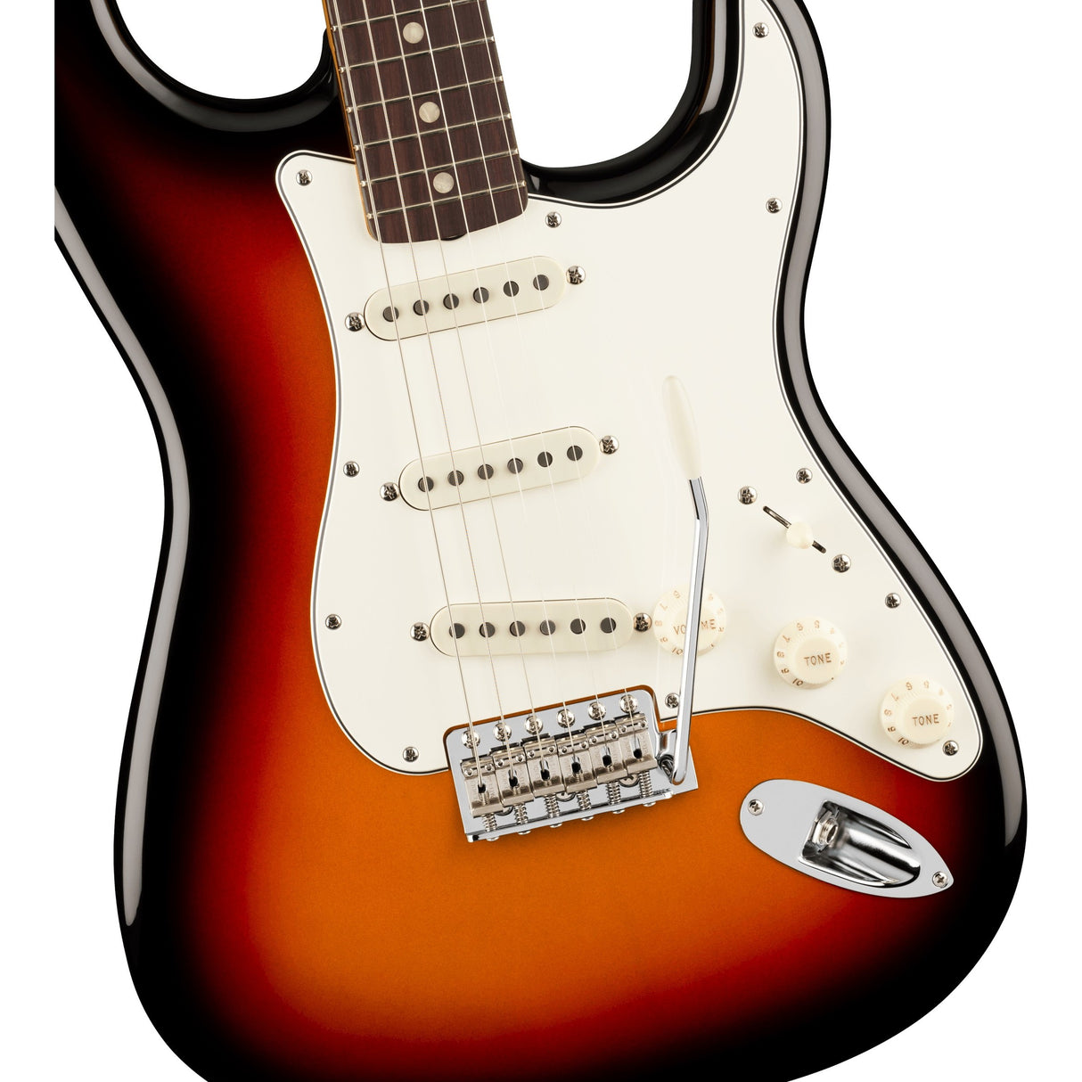 Fender Vintera III Late '60s Stratocaster Electric Guitar, Rosewood Fingerboard - 3-Color Sunburst
