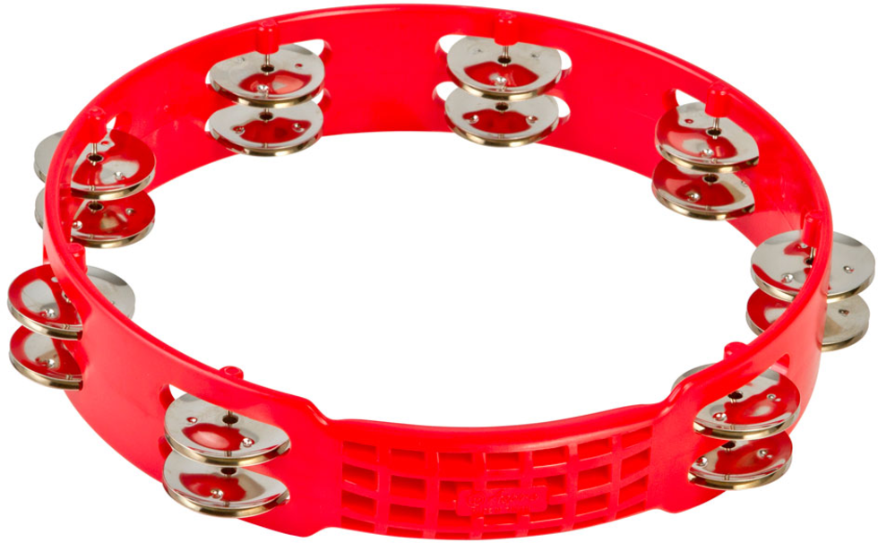 LP LPA191 Aspire 10" Plastic Tambourine, Red