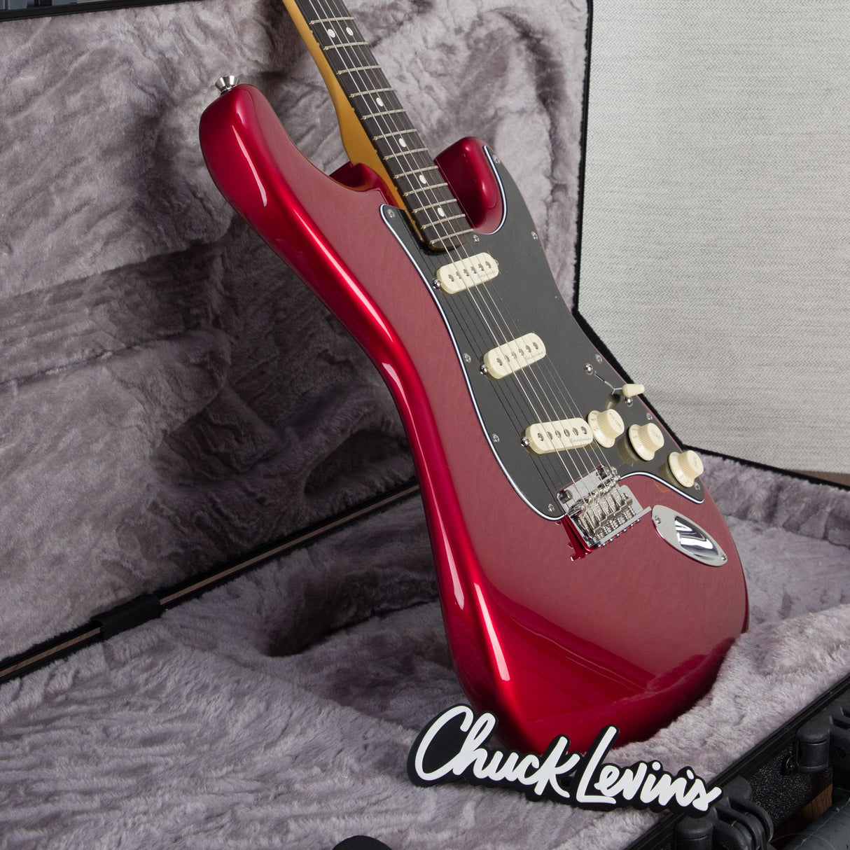 Fender Limited Edition American Professional II Stratocaster, Ebony Fingerboard - Candy Apple Red - New