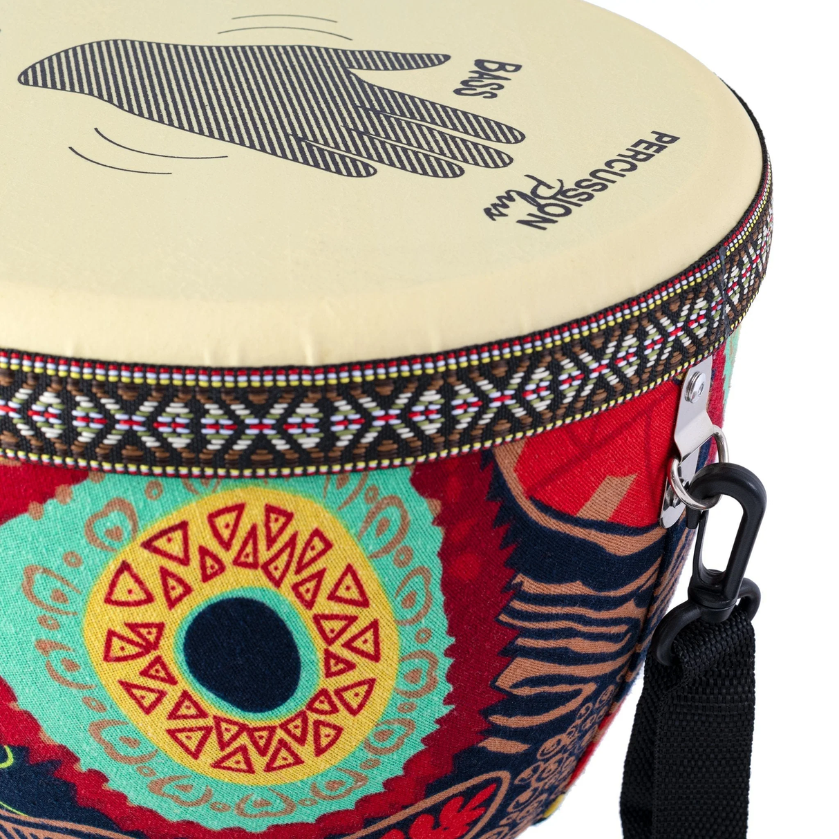 Slap Percussion 6-Inch Pretuned Djembe Educational 8 Pack with Guides