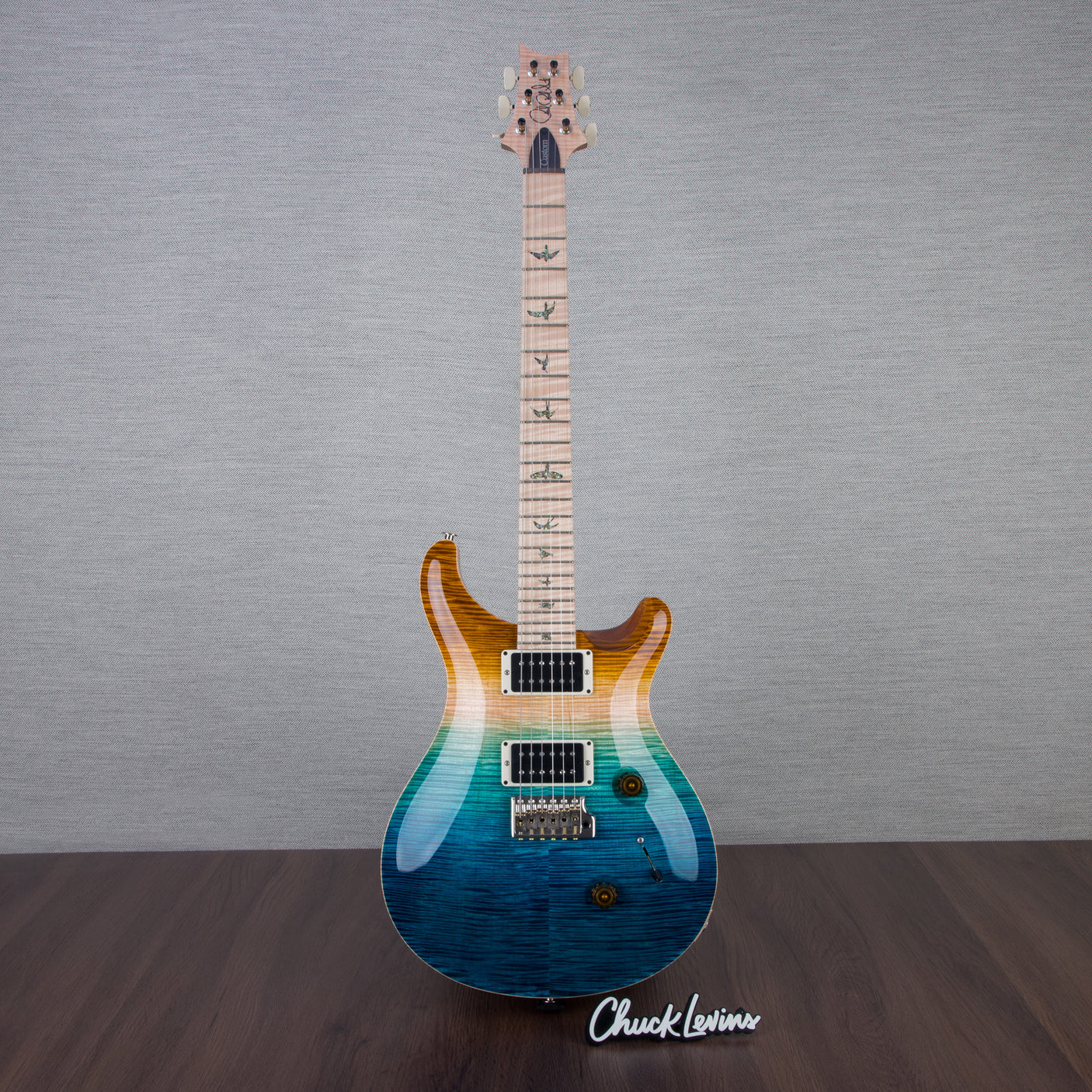 PRS Wood Library Custom 24 Electric Guitar - Private Stock Beach Fade Finish - CHUCKSCLUSIVE - #240383991 - 2024