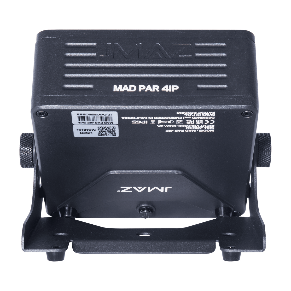 JMAZ MAD PAR 4IP 6PK 60W RGBWA+UV LED Battery Powered Outdoor Uplight Kit