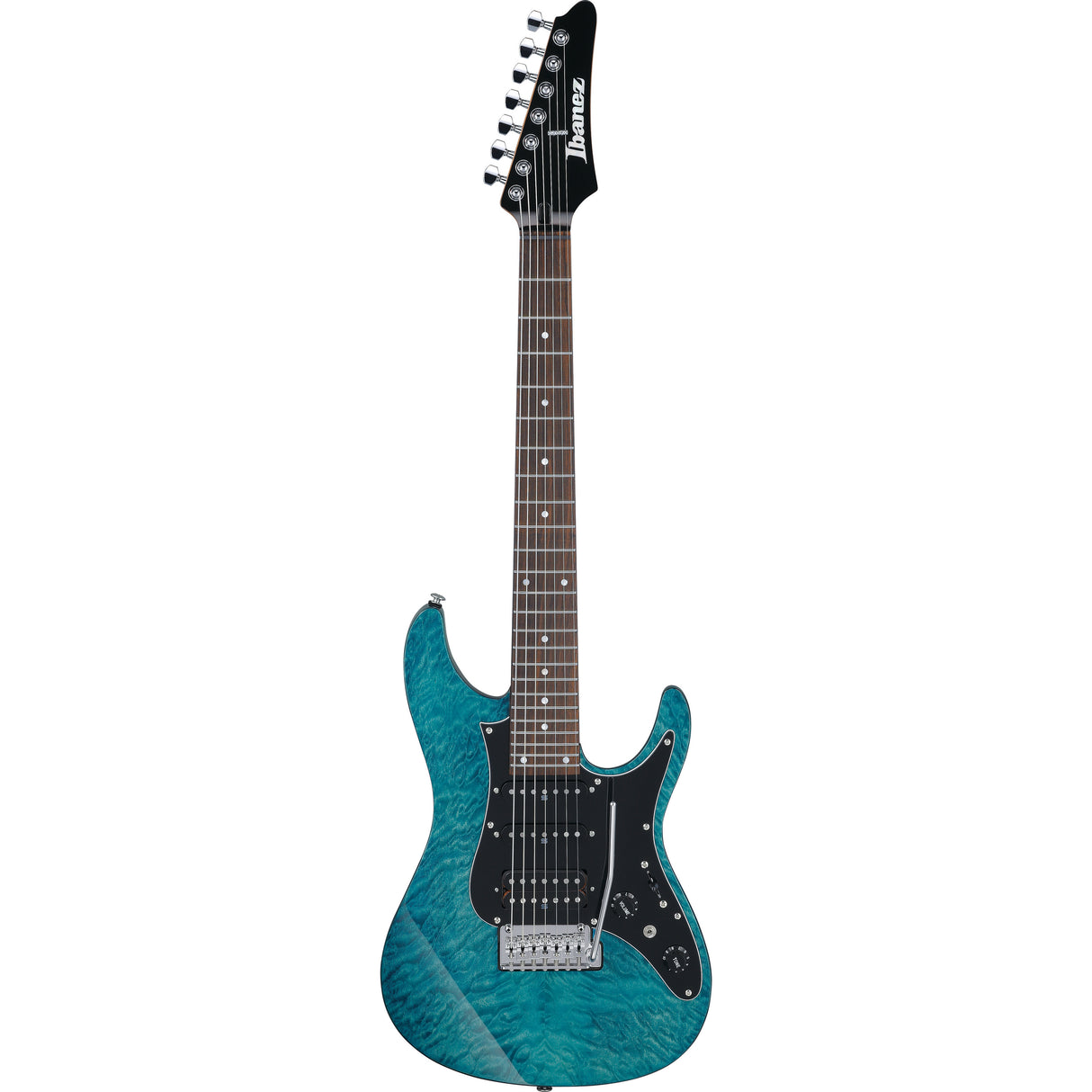 Ibanez AZ Premium AZ447P1QM 7-String Electric Guitar - Cosmic Bluer
