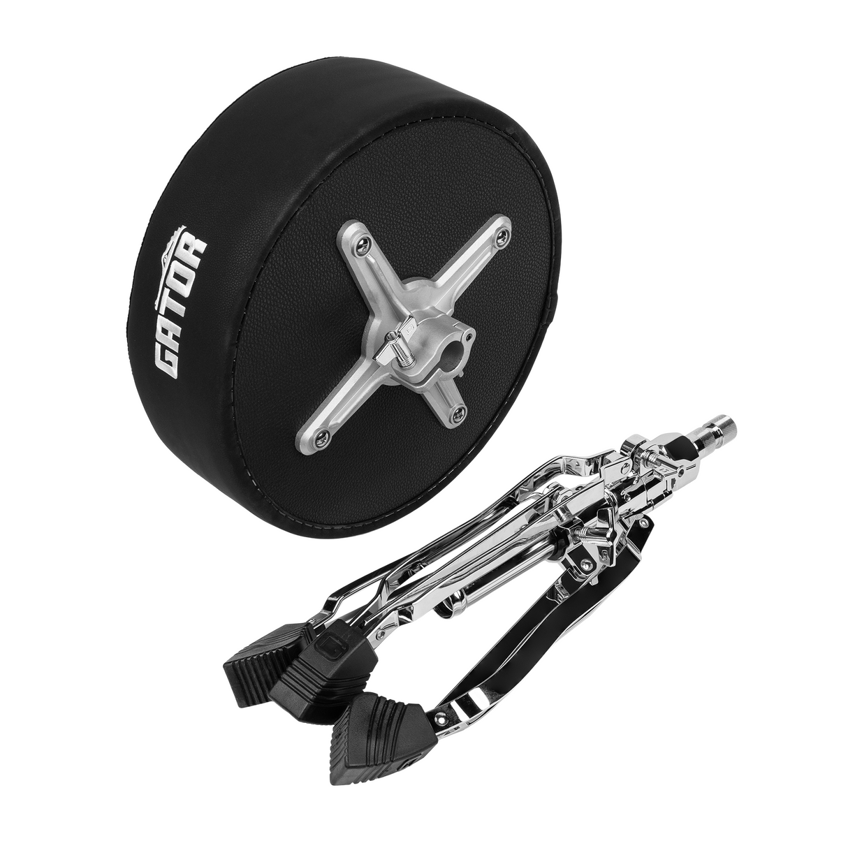 Gator GP-DTH-SRD-BK Round Seat Drum Throne - Black