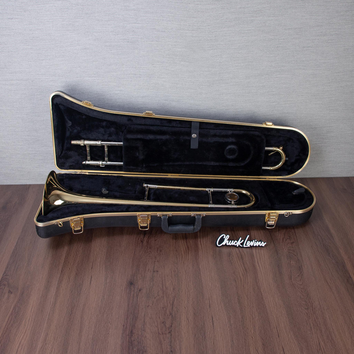 Used Student Trombone with Case and Accessories