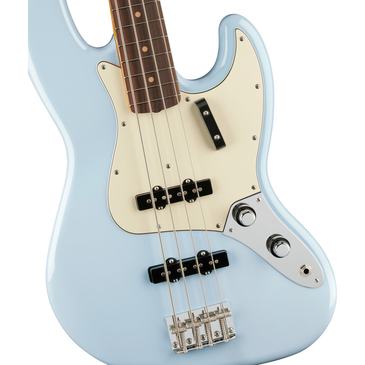 Fender Vintera III Early '60s Jazz Electric Bass Guitar, Rosewood Fingerboard - Sonic Blue