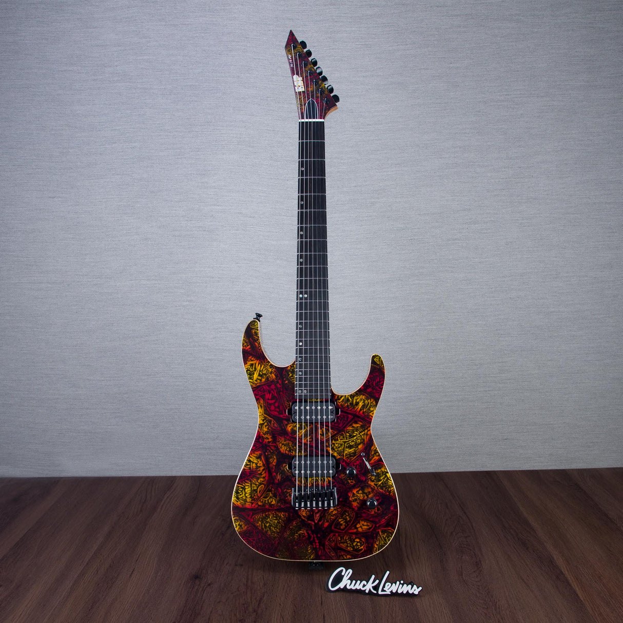 ESP USA M-7 HT Baritone Electric Guitar - Hellfire - #US24178 - Mint, Open Box