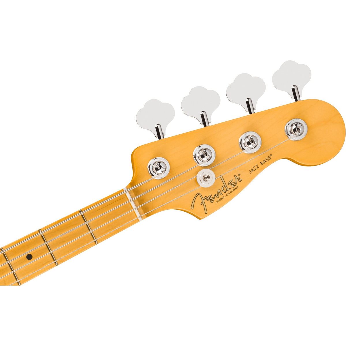 Fender American Professional Jazz Electric Bass Guitar, Maple Fingerboard - Olympic White