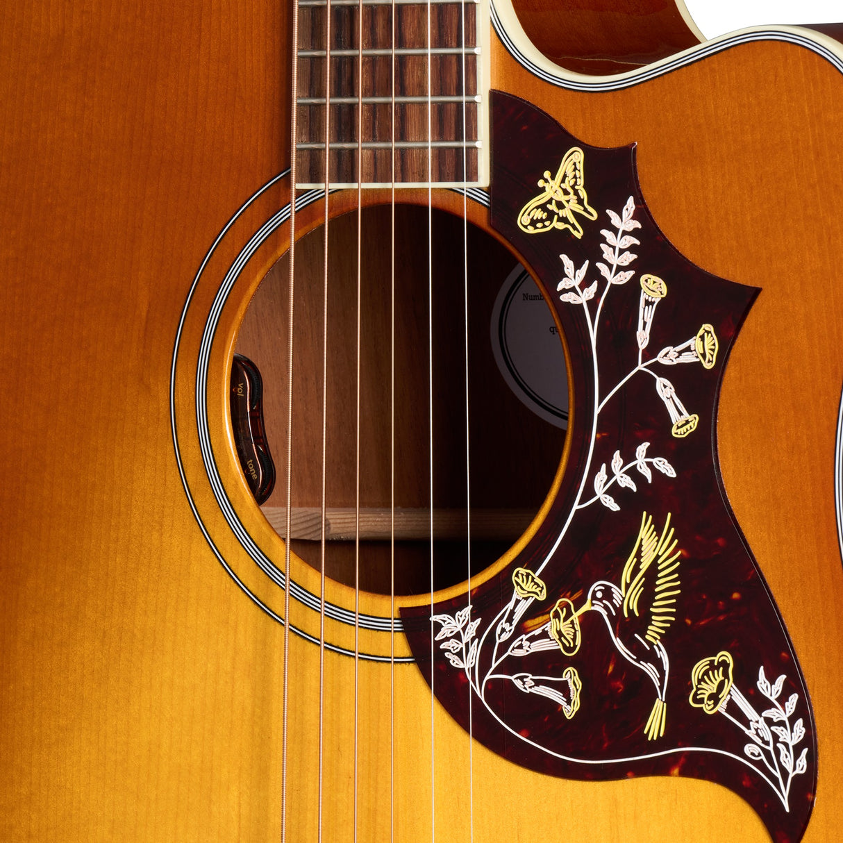 Gibson Hummingbird Standard EC Acoustic Electric Guitar - Heritage Cherry Sunburst