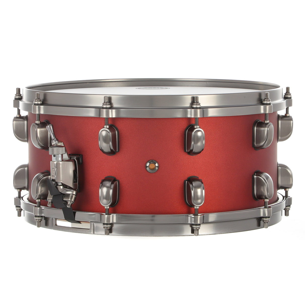 Tama 14" x 6.5" Starclassic Maple Snare Drum - Flat Burgundy Metallic With Smoked Black Nickel Hardware