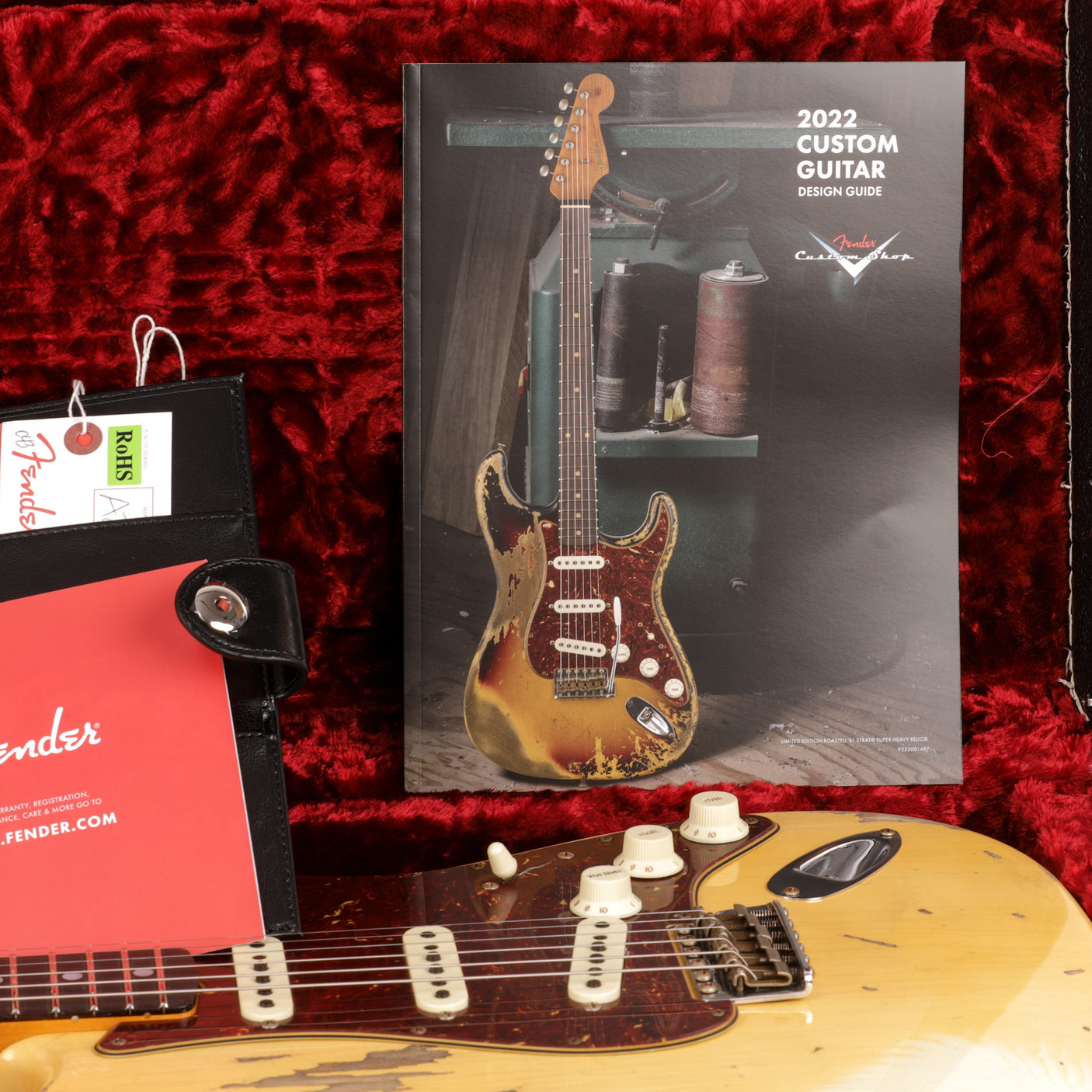 Fender Custom Shop 1969 Stratocaster Heavy Relic Guitar - Aged Vintage White - CHUCKSCLUSIVE - #R111533