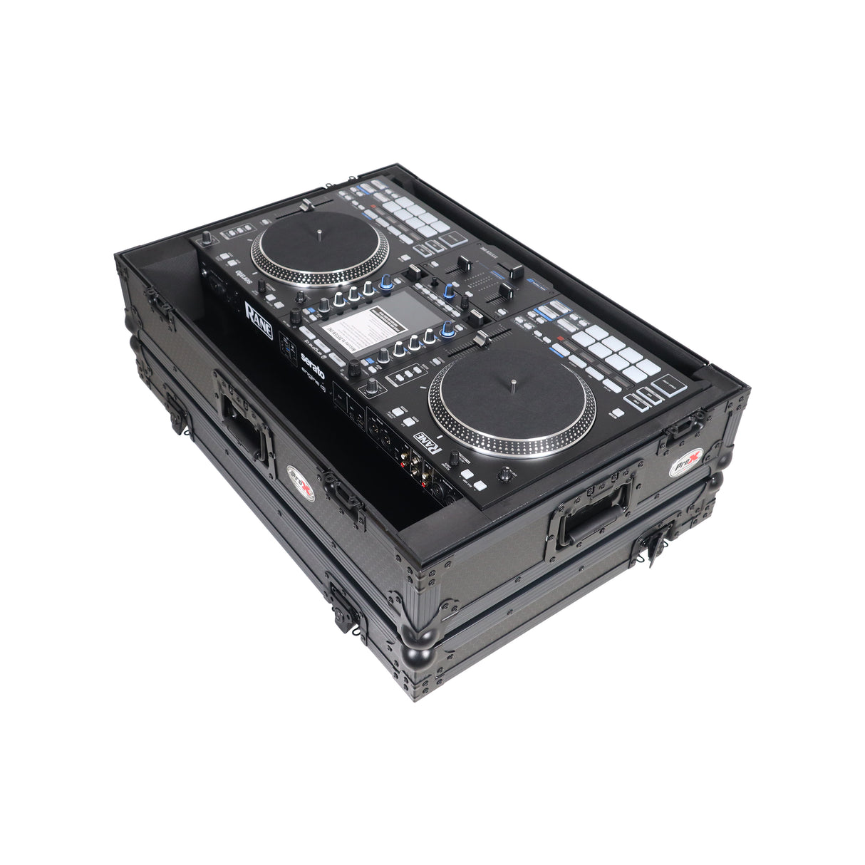 ProX XS-RANESYSONEWBL Flight Case For RANE SYSTEM ONE Dj Controller Wheels - Black