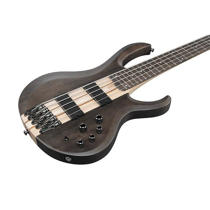 Ibanez BTB Standard 5-String Electric Bass Guitar - Transparent Gray Flat
