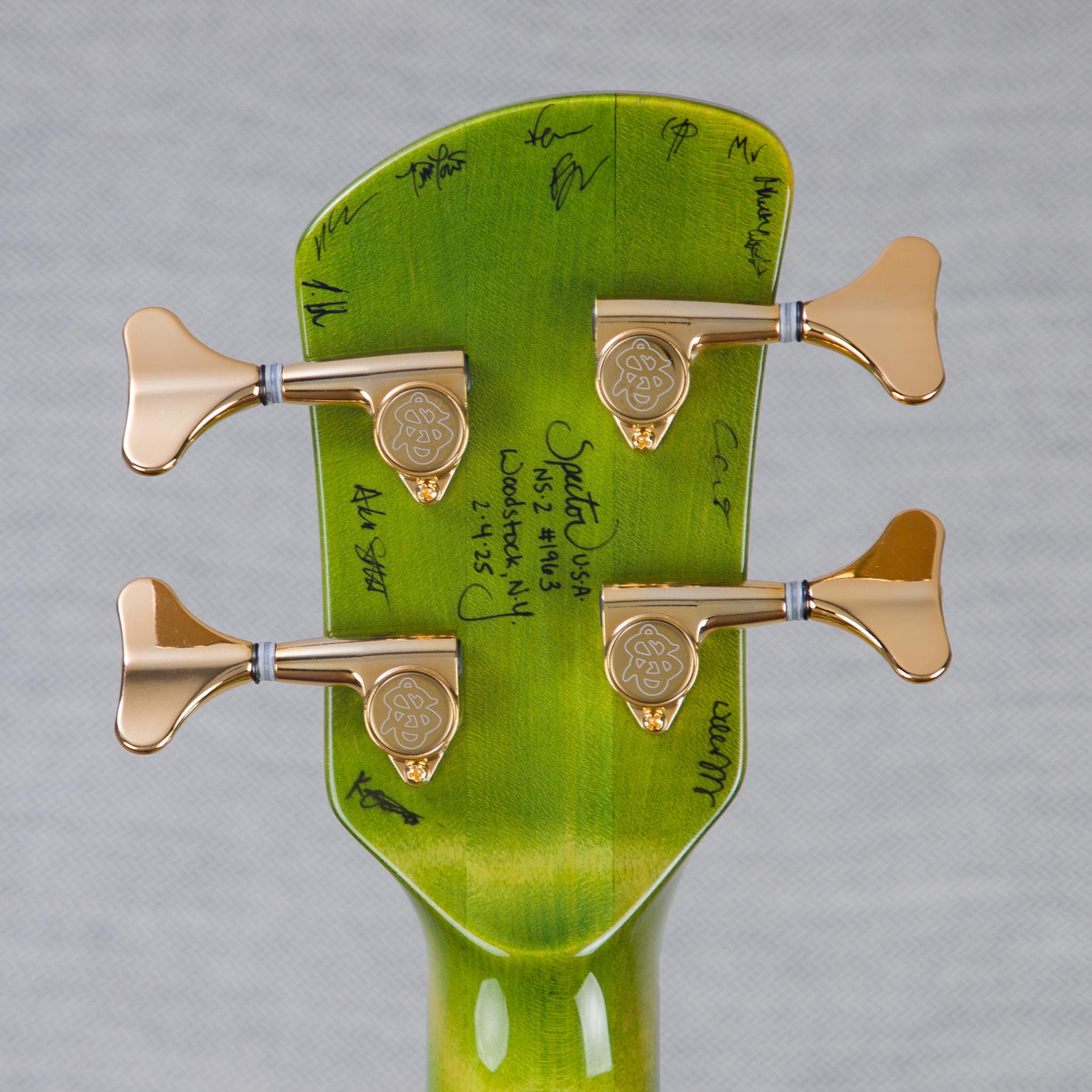 Spector USA NS-2 Electric Bass Guitar - Alien Glow - CHUCKSCLUSIVE - #1963