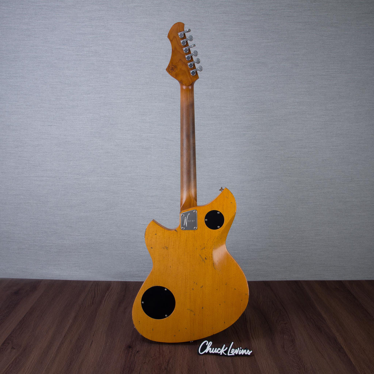 Novo Guitars Dealer Limited Edition Chambered Serus H2 Electric Guitar - Amber - #26221