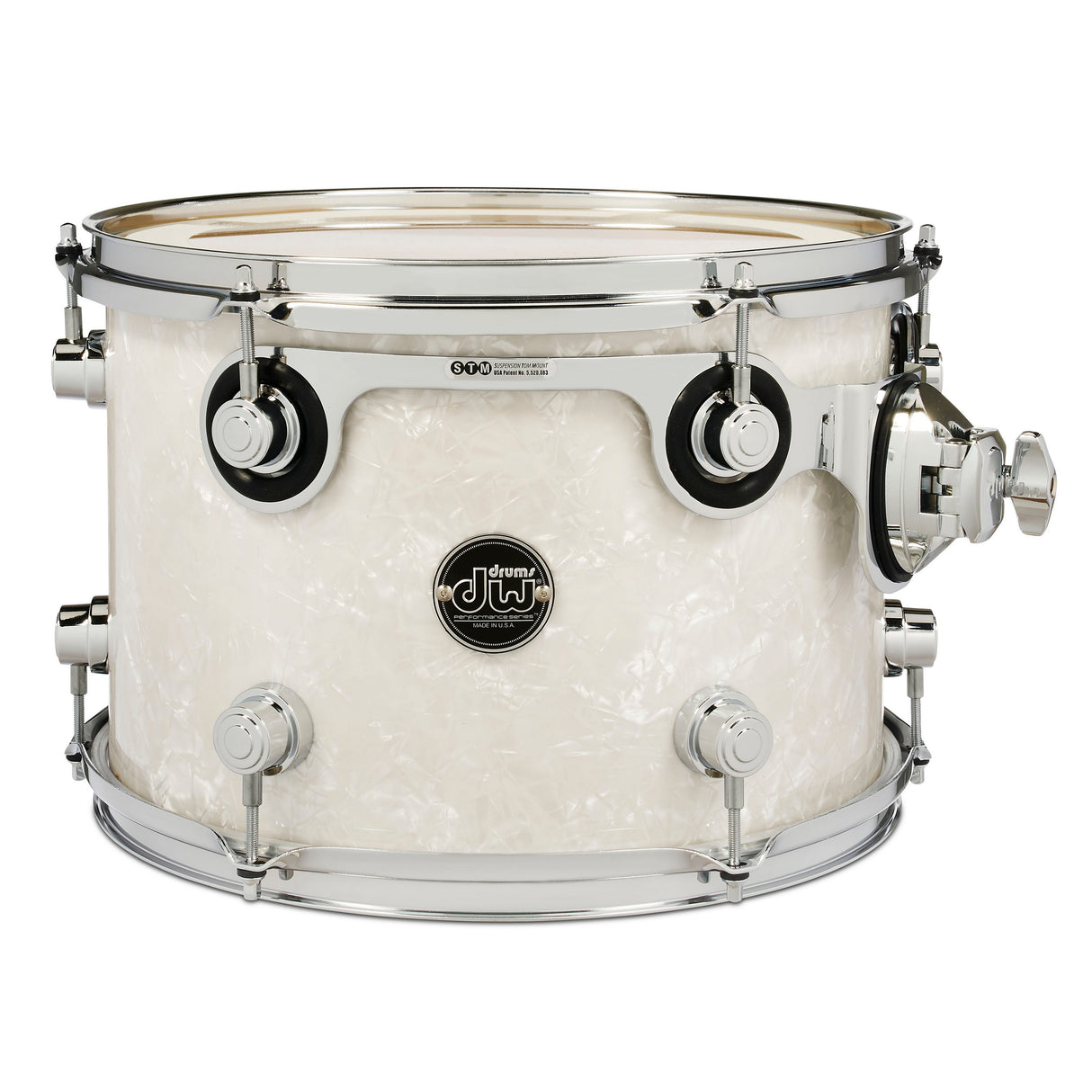 Drum Workshop 13" x 9" Performance Series Rack Tom - White Marine