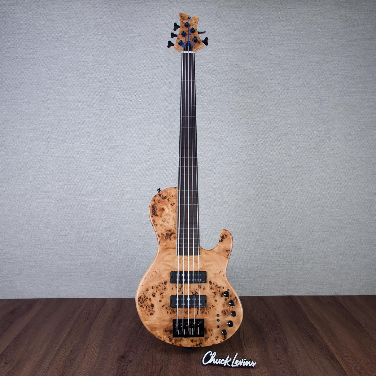Sire Marcus Miller F10-5 5-String Fretless Electric Bass Guitar - Natural Satin