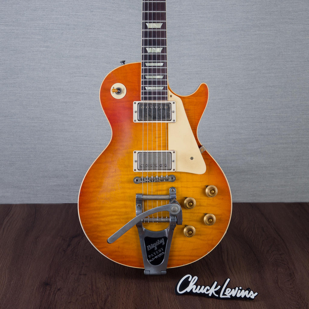 Gibson Custom Shop Murphy Lab 1960 Les Paul Standard V2 Bigsby BOTB Page 138 Light Aged Electric Guitar - #05196