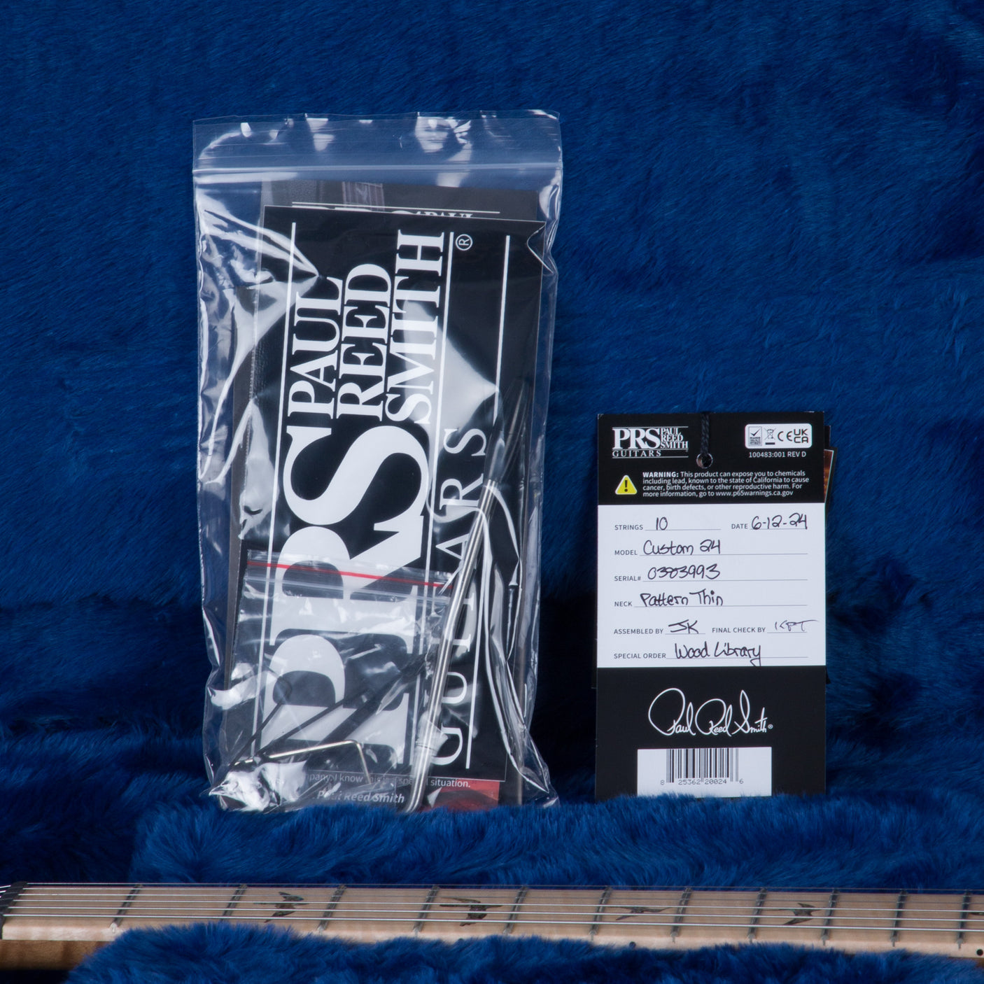 PRS Wood Library Custom 24 Electric Guitar - Private Stock Beach Fade Finish - CHUCKSCLUSIVE - #240383993 - 2024