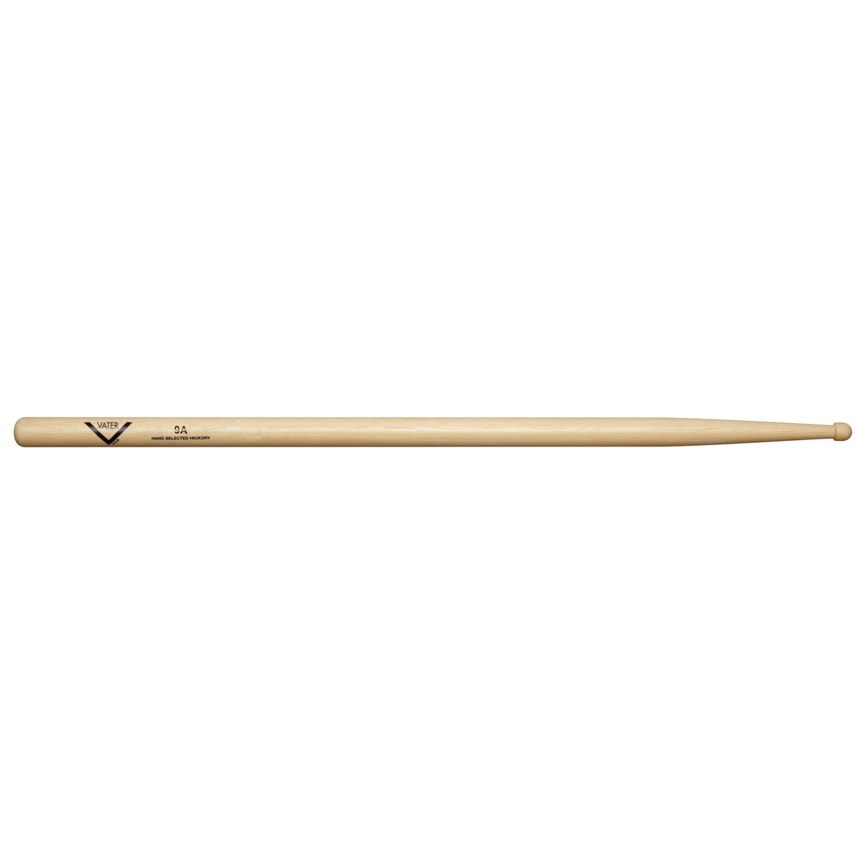 Vater American Hickory Drumsticks - 9A - Wood Tip