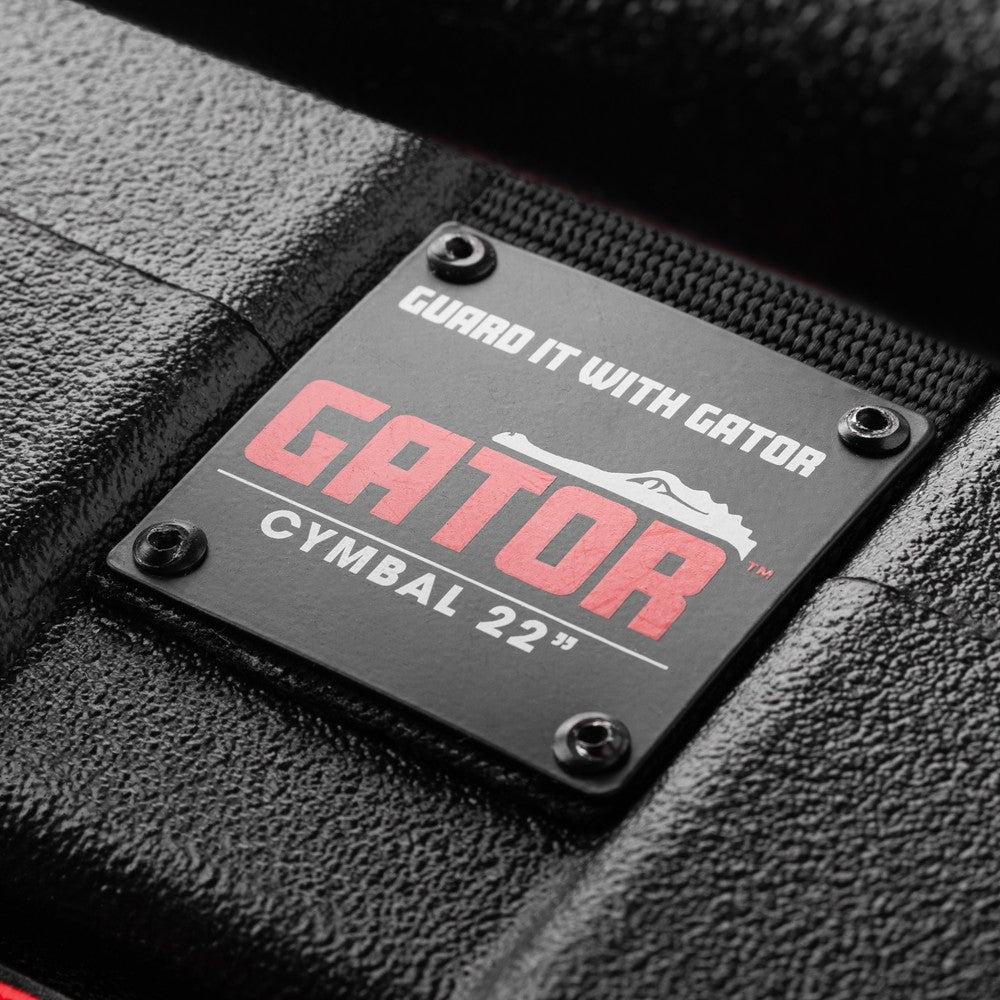 Gator 22-Inch Hard Shell Cymbal Case with Wheels