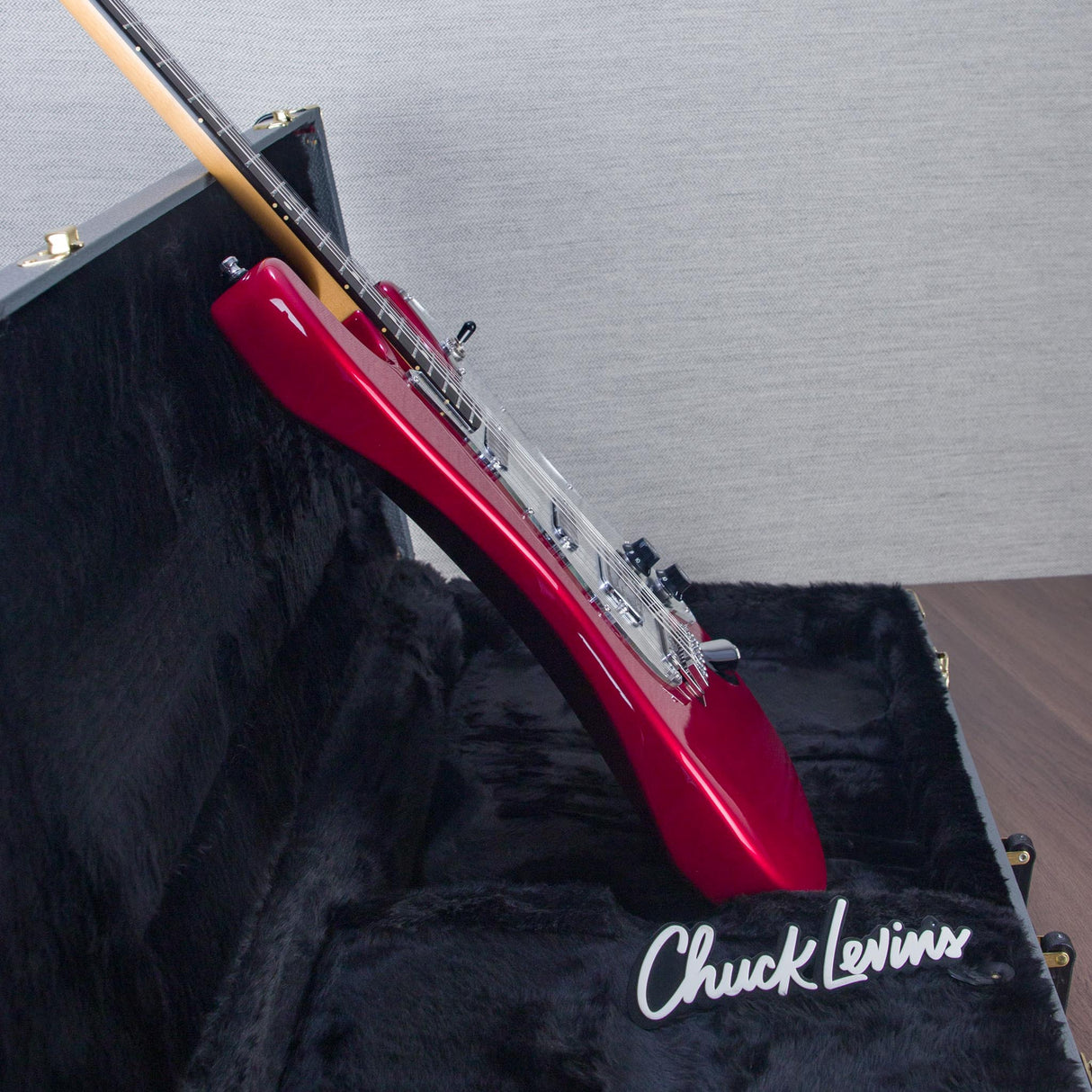 Lerxst Grace Alex Lifeson Signature Electric Guitar with Vega Trem Signed - Red - #24310900