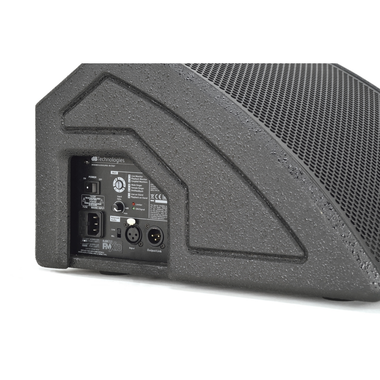 dBTechnologies FMX10 10-Inch Powered 2-Way Coaxial Stage Floor Monitor