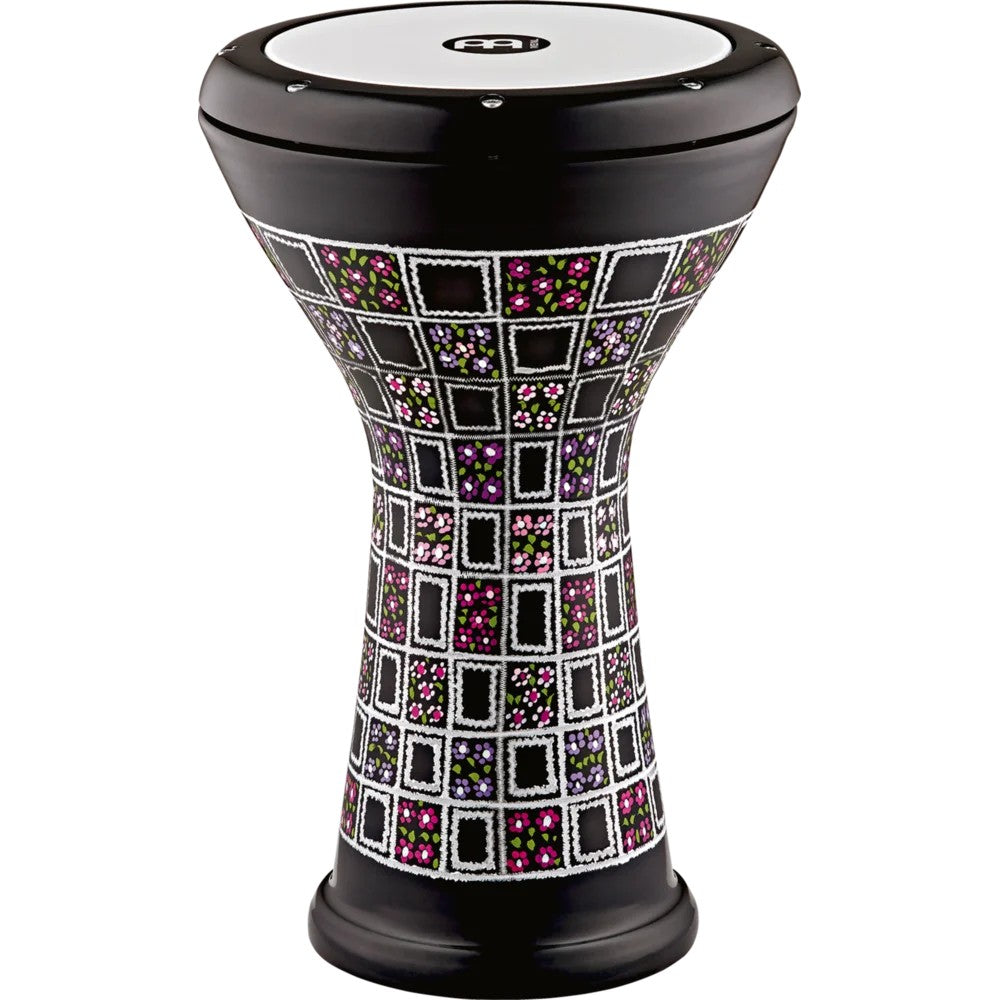Meinl 8 1/2-Inch Hand-Engraved Aluminum Doumbek - Floral Pattern