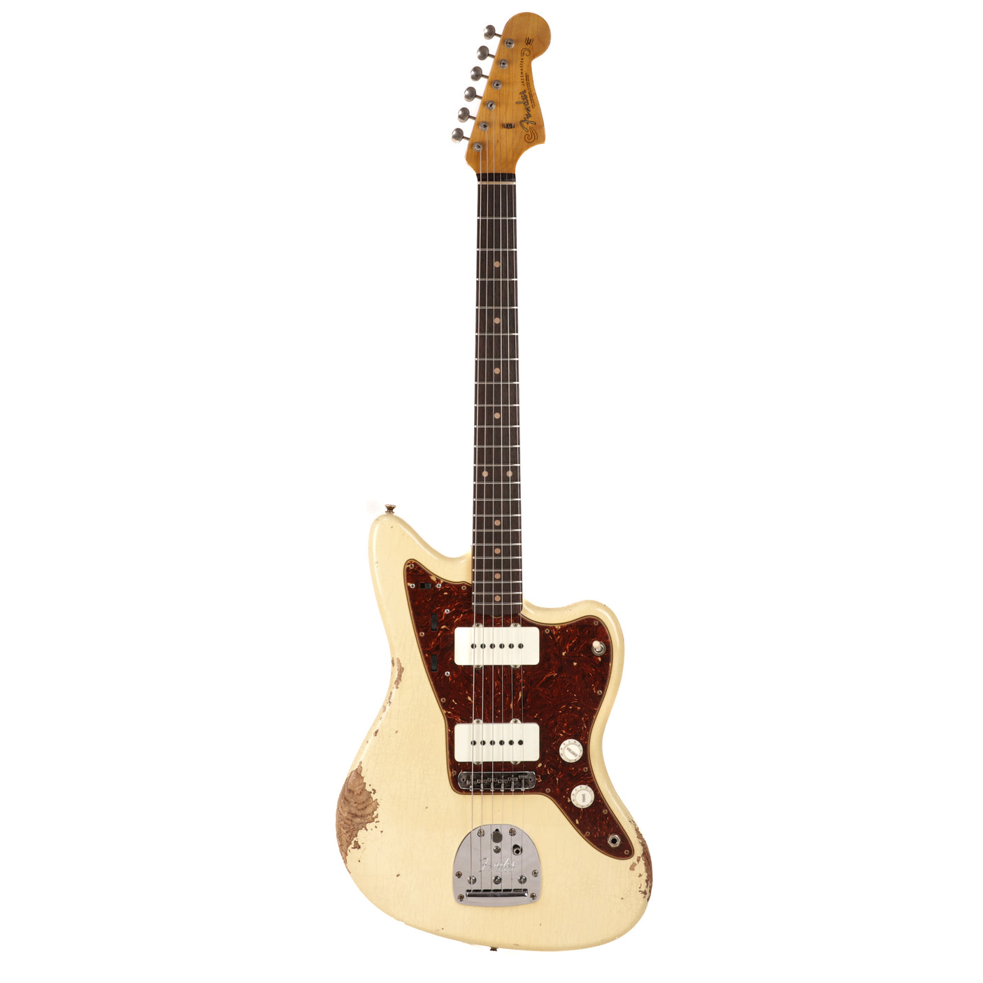 Fender Custom Shop 62 Jazzmaster Heavy Relic Guitar - Aged Vintage White - CHUCKSCLUSIVE - #R120927