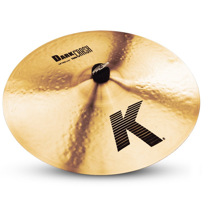 Zildjian 18-Inch K Dark Thin Crash Cymbal - New,18 Inch
